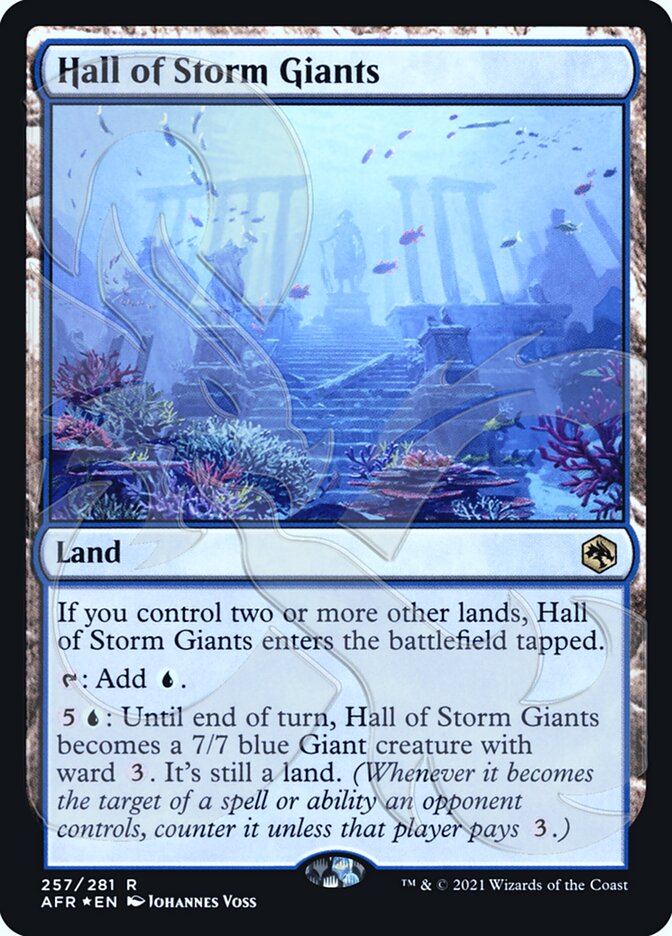 Hall of Storm Giants (Ampersand Promo) [Dungeons & Dragons: Adventures in the Forgotten Realms Promos] | Gear Gaming Fayetteville