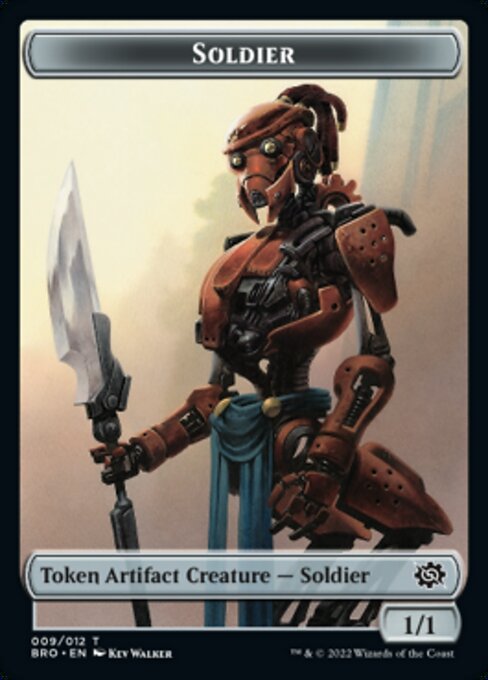 Powerstone // Soldier (009) Double-Sided Token [The Brothers' War Tokens] | Gear Gaming Fayetteville