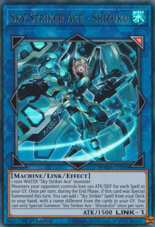 Sky Striker Ace - Shizuku [MAMA-EN006] Ultra Rare | Gear Gaming Fayetteville