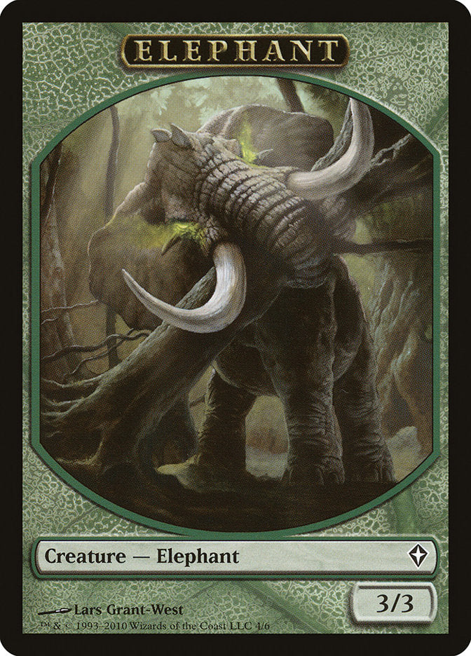 Elephant Token [Worldwake Tokens] | Gear Gaming Fayetteville