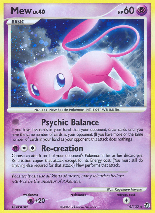 Mew (15/132) [Diamond & Pearl: Secret Wonders] | Gear Gaming Fayetteville