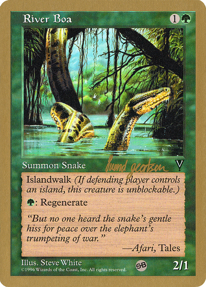 River Boa (Svend Geertsen) (SB) [World Championship Decks 1997] | Gear Gaming Fayetteville