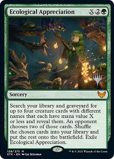 Ecological Appreciation (Promo Pack) [Strixhaven: School of Mages Promos] | Gear Gaming Fayetteville