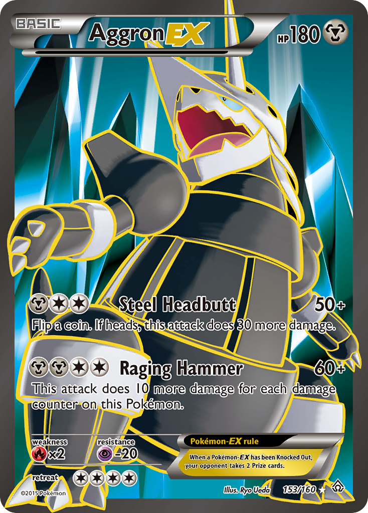 Aggron EX (153/160) [XY: Primal Clash] | Gear Gaming Fayetteville