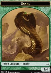 Snake // Warrior Double-Sided Token [Hour of Devastation Tokens] | Gear Gaming Fayetteville