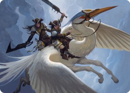 Gryffwing Cavalry Art Card [Innistrad: Crimson Vow Art Series] | Gear Gaming Fayetteville