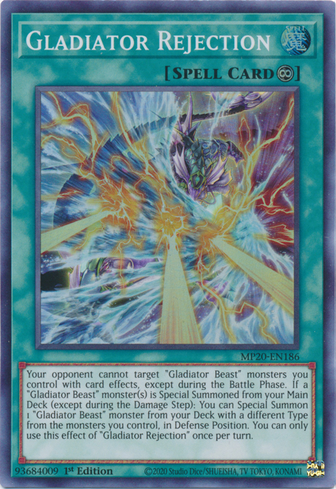 Gladiator Rejection [MP20-EN186] Super Rare | Gear Gaming Fayetteville