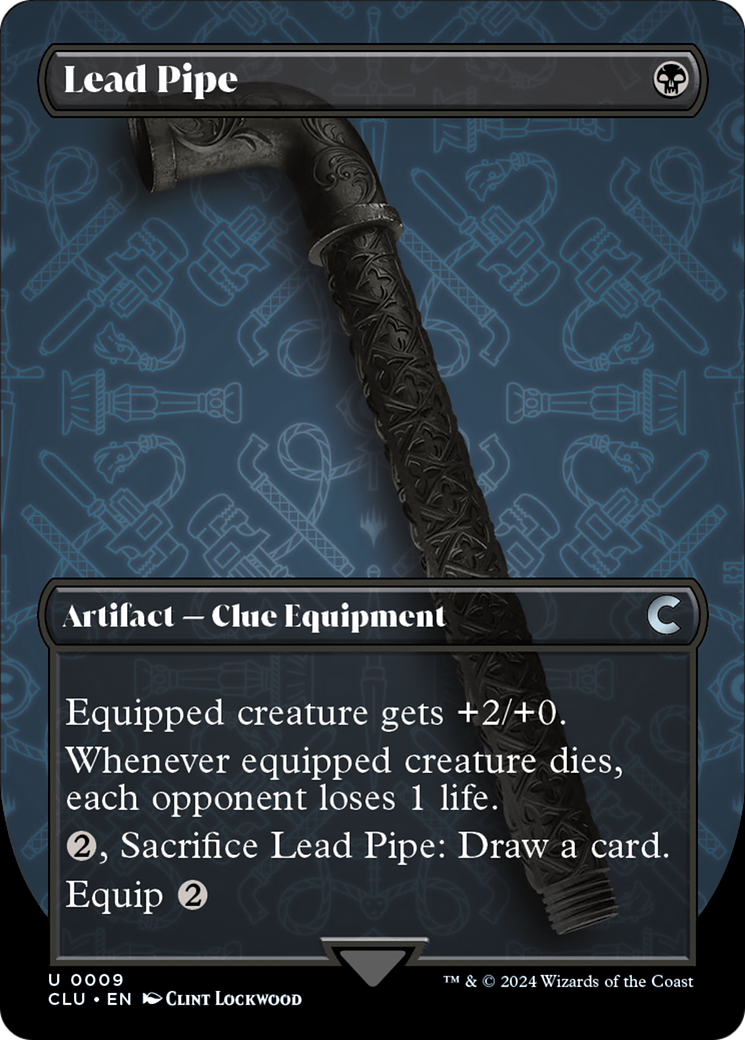 Lead Pipe (Borderless) [Ravnica: Clue Edition] | Gear Gaming Fayetteville