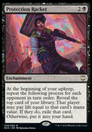 Protection Racket (Promo Pack) [Streets of New Capenna Commander Promos] | Gear Gaming Fayetteville