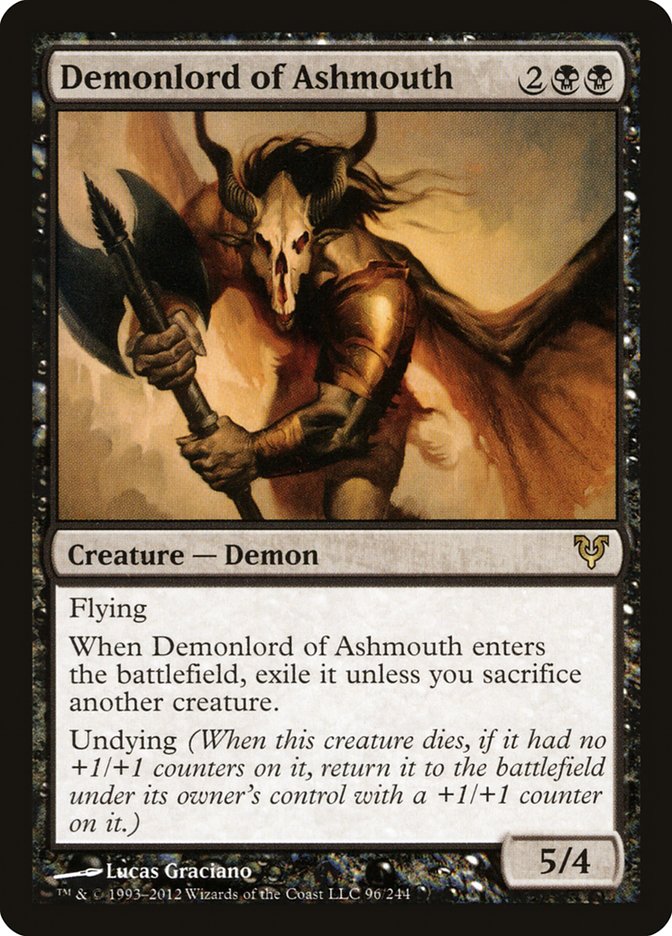 Demonlord of Ashmouth [Avacyn Restored] | Gear Gaming Fayetteville