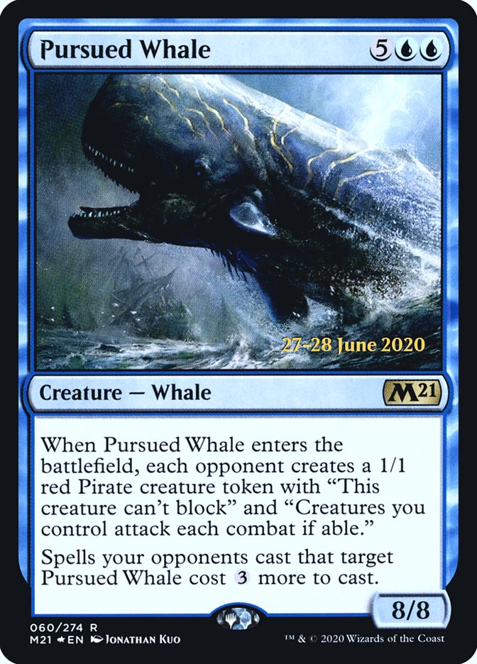 Pursued Whale [Core Set 2021 Prerelease Promos] | Gear Gaming Fayetteville