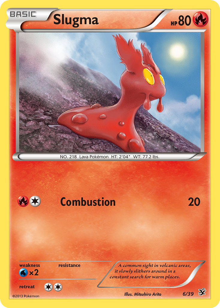 Slugma (6/39) [XY: Kalos Starter Set] | Gear Gaming Fayetteville