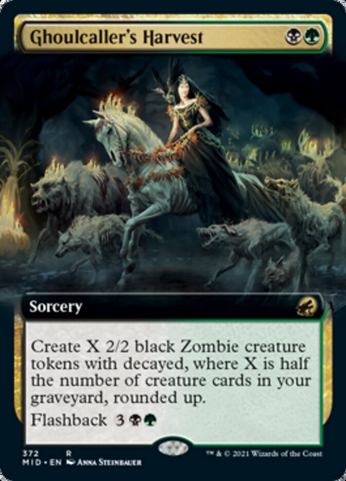 Ghoulcaller's Harvest (Extended Art) [Innistrad: Midnight Hunt] | Gear Gaming Fayetteville