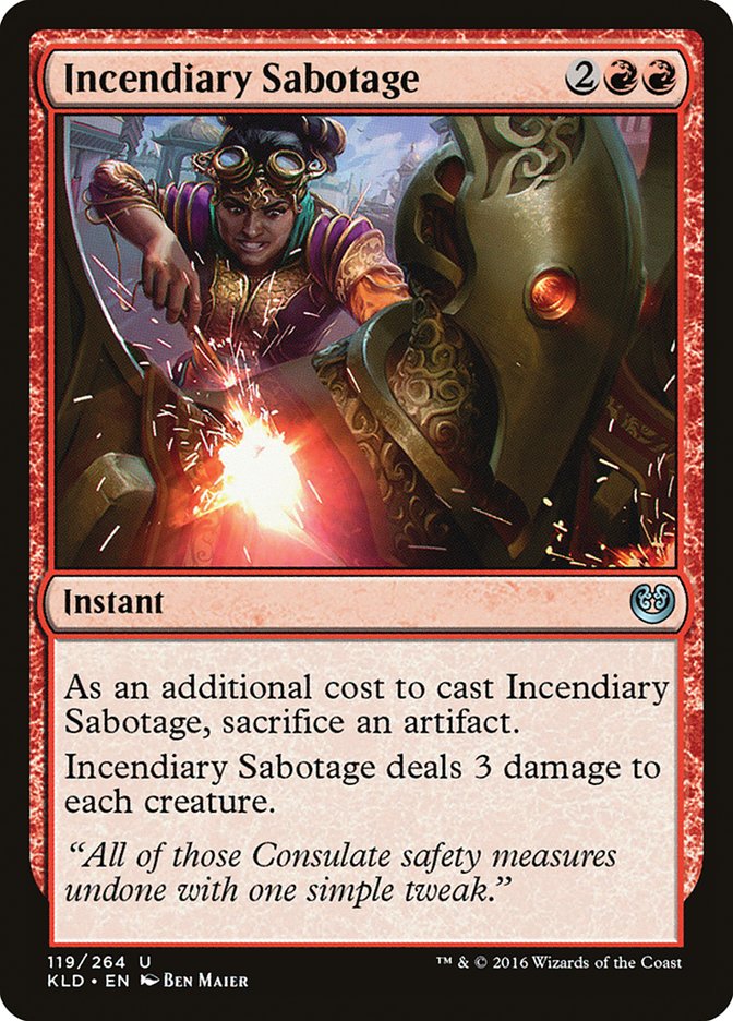 Incendiary Sabotage [Kaladesh] | Gear Gaming Fayetteville