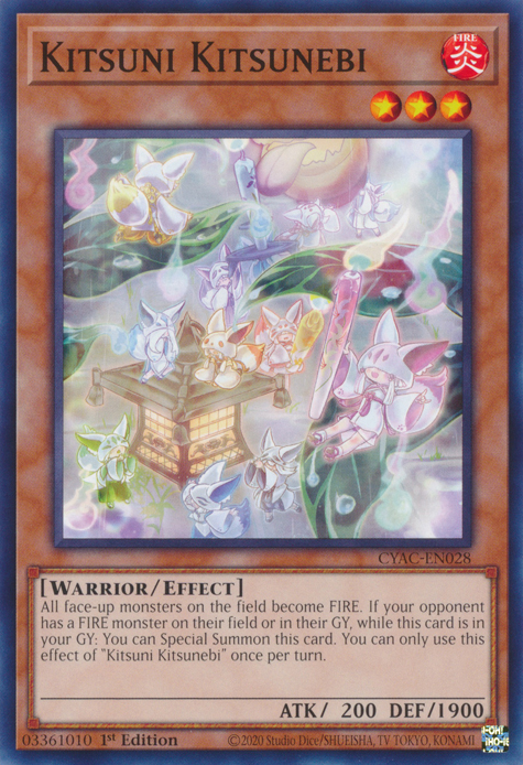 Kitsuni Kitsunebi [CYAC-EN028] Common | Gear Gaming Fayetteville