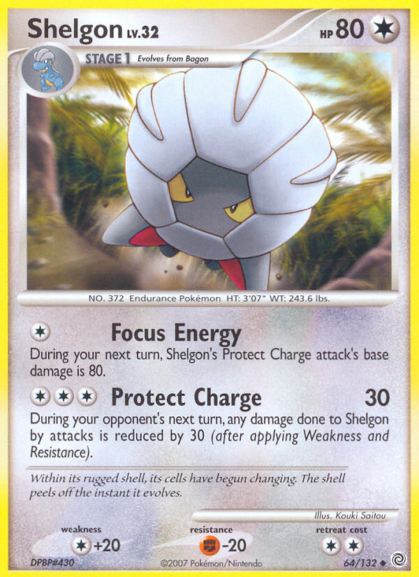 Shelgon (64/132) [Diamond & Pearl: Secret Wonders] | Gear Gaming Fayetteville