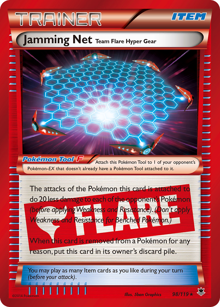 Jamming Net Team Flare Hyper Gear (98/119) [XY: Phantom Forces] | Gear Gaming Fayetteville