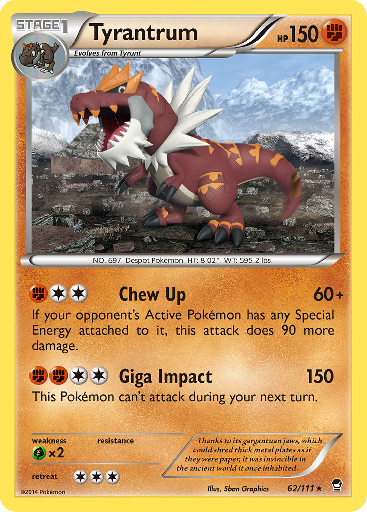 Tyrantrum (62/111) [XY: Furious Fists] | Gear Gaming Fayetteville