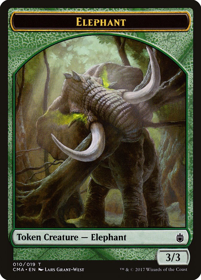 Elephant Token [Commander Anthology Tokens] | Gear Gaming Fayetteville