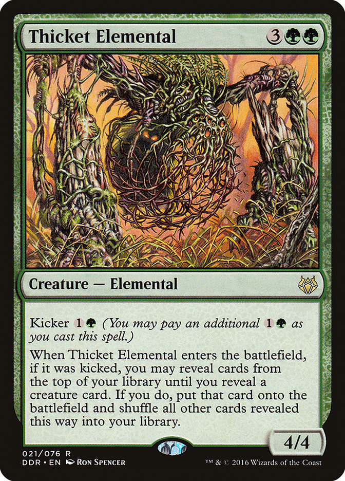 Thicket Elemental [Duel Decks: Nissa vs. Ob Nixilis] | Gear Gaming Fayetteville