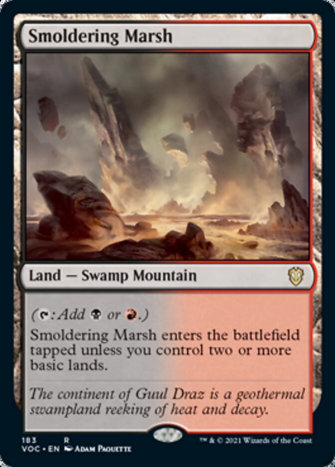 Smoldering Marsh [Innistrad: Crimson Vow Commander] | Gear Gaming Fayetteville