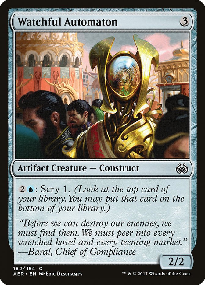 Watchful Automaton [Aether Revolt] | Gear Gaming Fayetteville