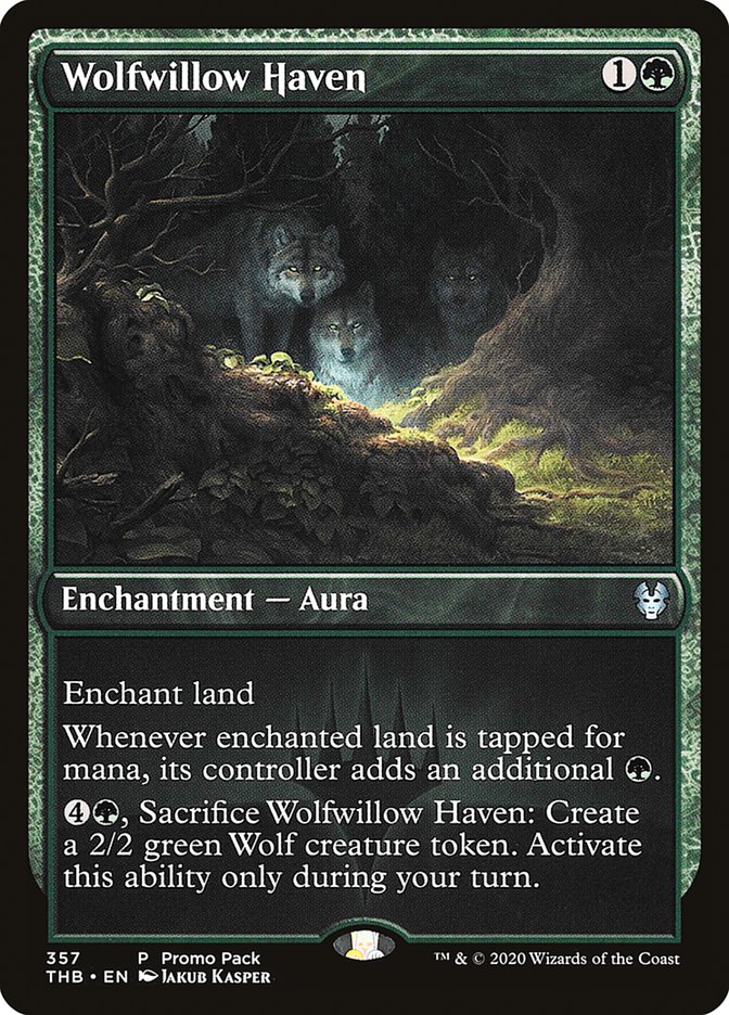 Wolfwillow Haven (Promo Pack) [Theros Beyond Death Promos] | Gear Gaming Fayetteville