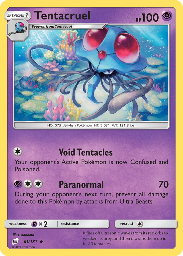 Tentacruel (61/181) [Sun & Moon: Team Up] | Gear Gaming Fayetteville