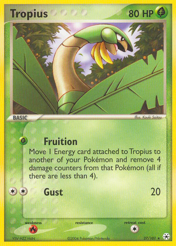 Tropius (27/101) [EX: Hidden Legends] | Gear Gaming Fayetteville