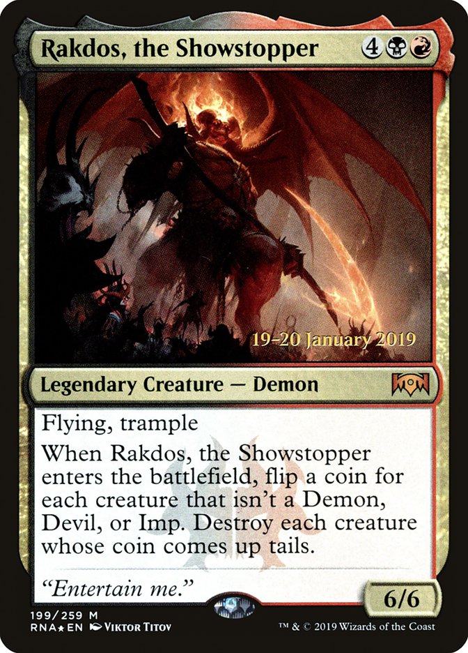 Rakdos, the Showstopper [Ravnica Allegiance Prerelease Promos] | Gear Gaming Fayetteville