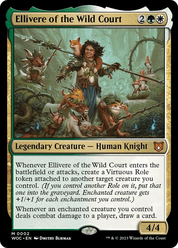 Ellivere of the Wild Court [Wilds of Eldraine Commander] | Gear Gaming Fayetteville