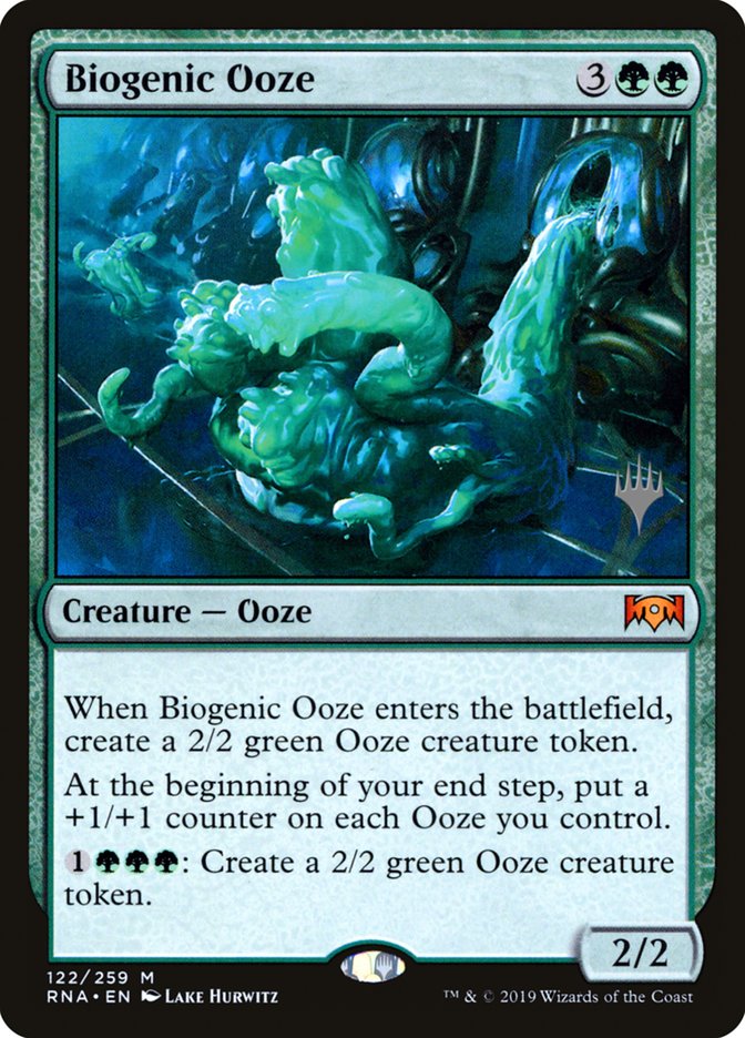 Biogenic Ooze (Promo Pack) [Ravnica Allegiance Promos] | Gear Gaming Fayetteville