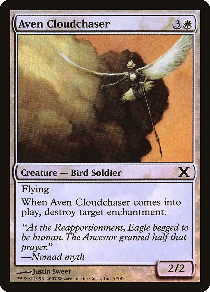 Aven Cloudchaser (Premium Foil) [Tenth Edition] | Gear Gaming Fayetteville