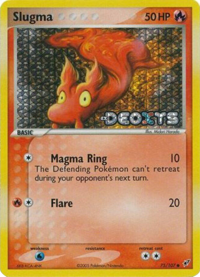 Slugma (75/107) (Stamped) [EX: Deoxys] | Gear Gaming Fayetteville