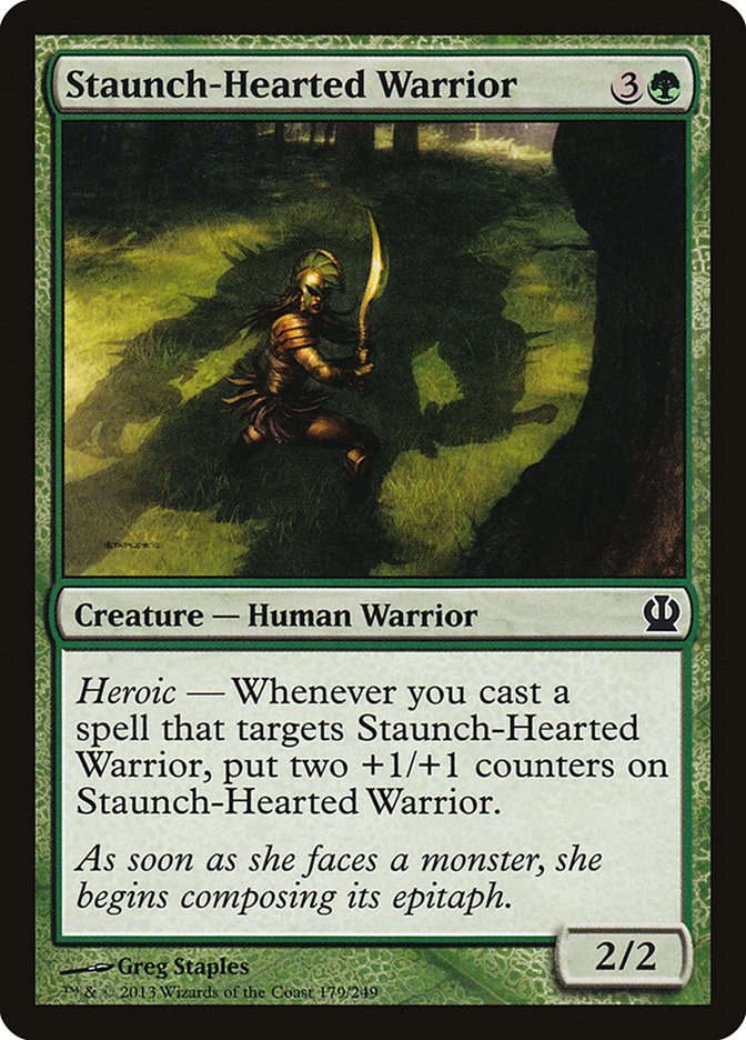 Staunch-Hearted Warrior [Theros] | Gear Gaming Fayetteville