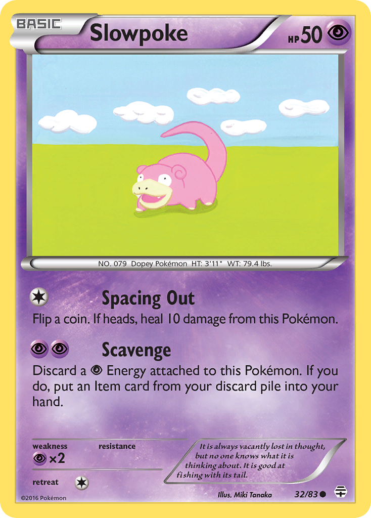 Slowpoke (32/83) [XY: Generations] | Gear Gaming Fayetteville