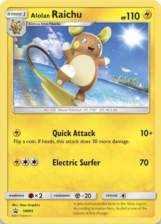 Alolan Raichu (SM65) (Jumbo Card) [Sun & Moon: Black Star Promos] | Gear Gaming Fayetteville