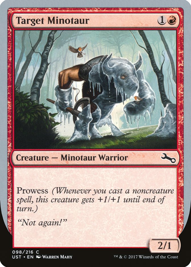 Target Minotaur (Ice Art) [Unstable] | Gear Gaming Fayetteville