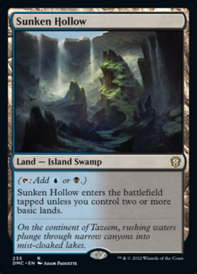 Sunken Hollow [Dominaria United Commander] | Gear Gaming Fayetteville