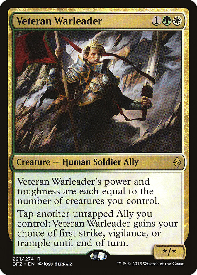 Veteran Warleader [Battle for Zendikar] | Gear Gaming Fayetteville