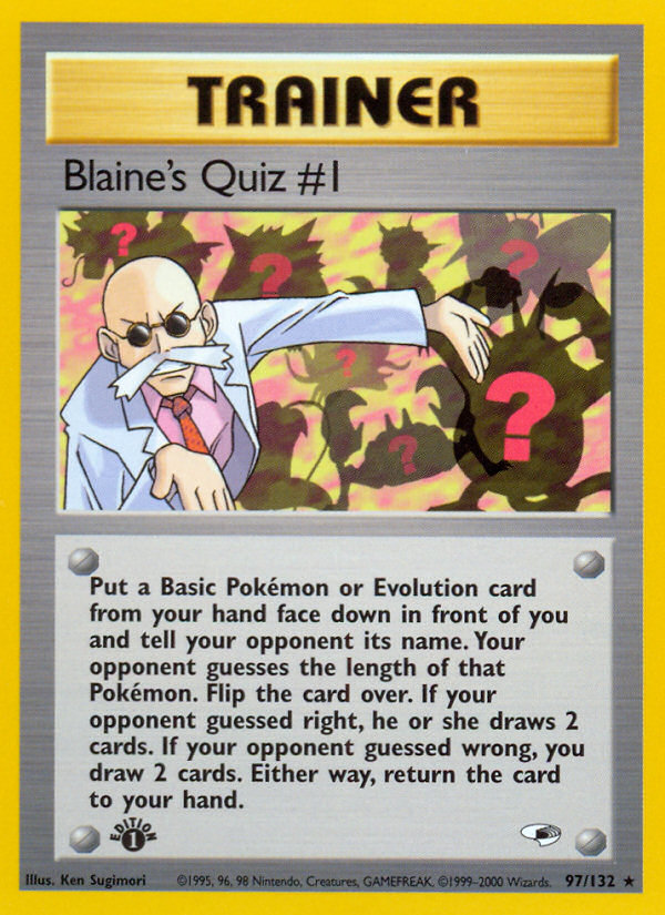 Blaine's Quiz #1 (97/132) [Gym Heroes 1st Edition] | Gear Gaming Fayetteville