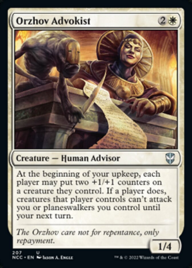 Orzhov Advokist [Streets of New Capenna Commander] | Gear Gaming Fayetteville