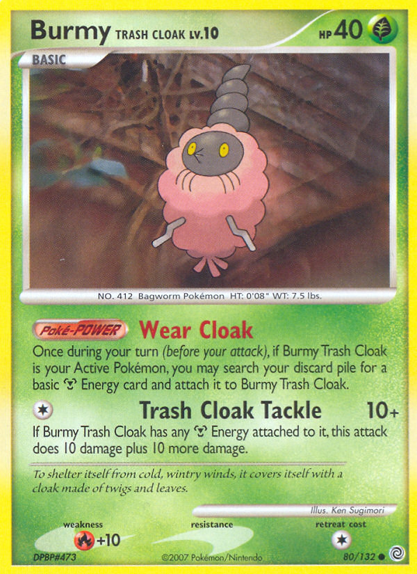 Burmy Trash Cloak (80/132) [Diamond & Pearl: Secret Wonders] | Gear Gaming Fayetteville