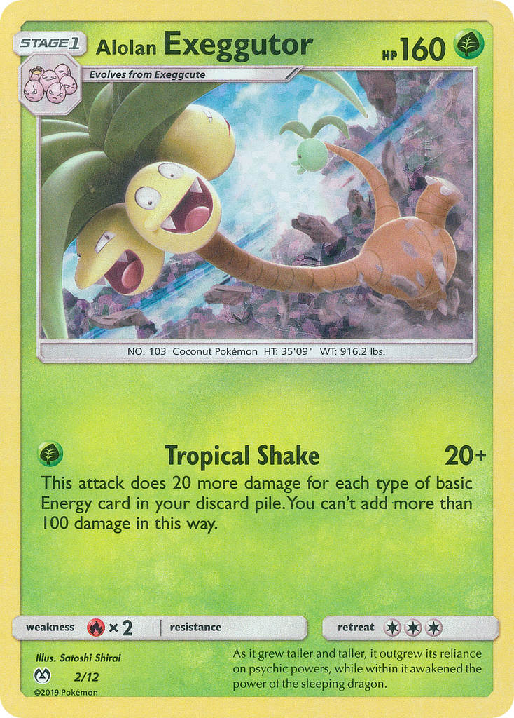 Alolan Exeggutor (2/12) [McDonald's Promos: 2019 Collection] | Gear Gaming Fayetteville