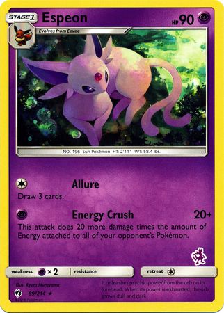 Espeon (89/214) (Mewtwo Deck) [Battle Academy 2020] | Gear Gaming Fayetteville