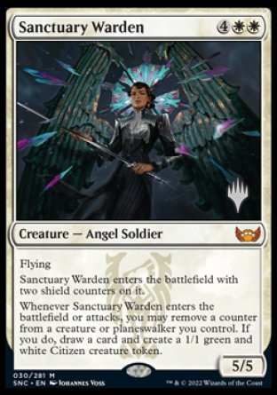 Sanctuary Warden (Promo Pack) [Streets of New Capenna Promos] | Gear Gaming Fayetteville