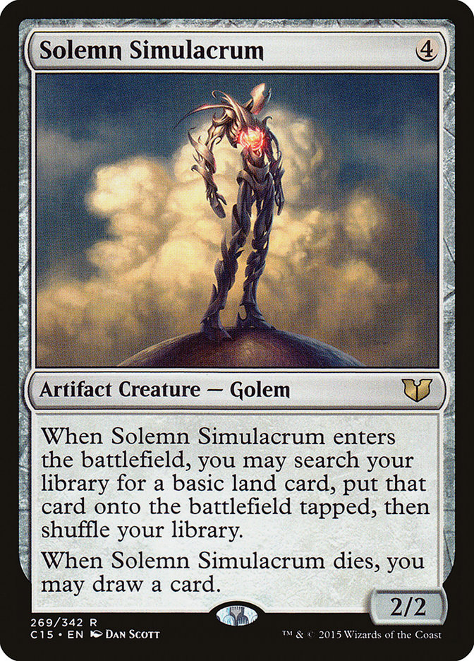 Solemn Simulacrum [Commander 2015] | Gear Gaming Fayetteville