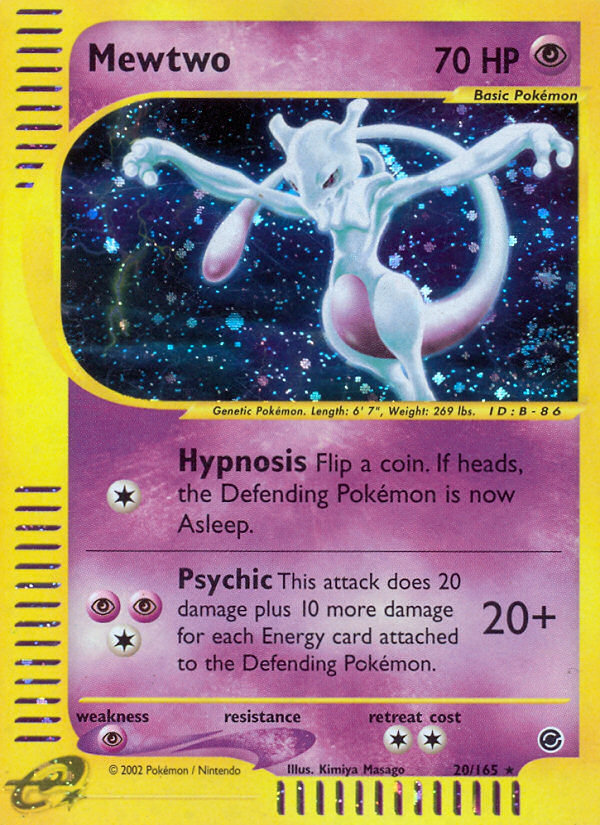 Mewtwo (20/165) [Expedition: Base Set] | Gear Gaming Fayetteville