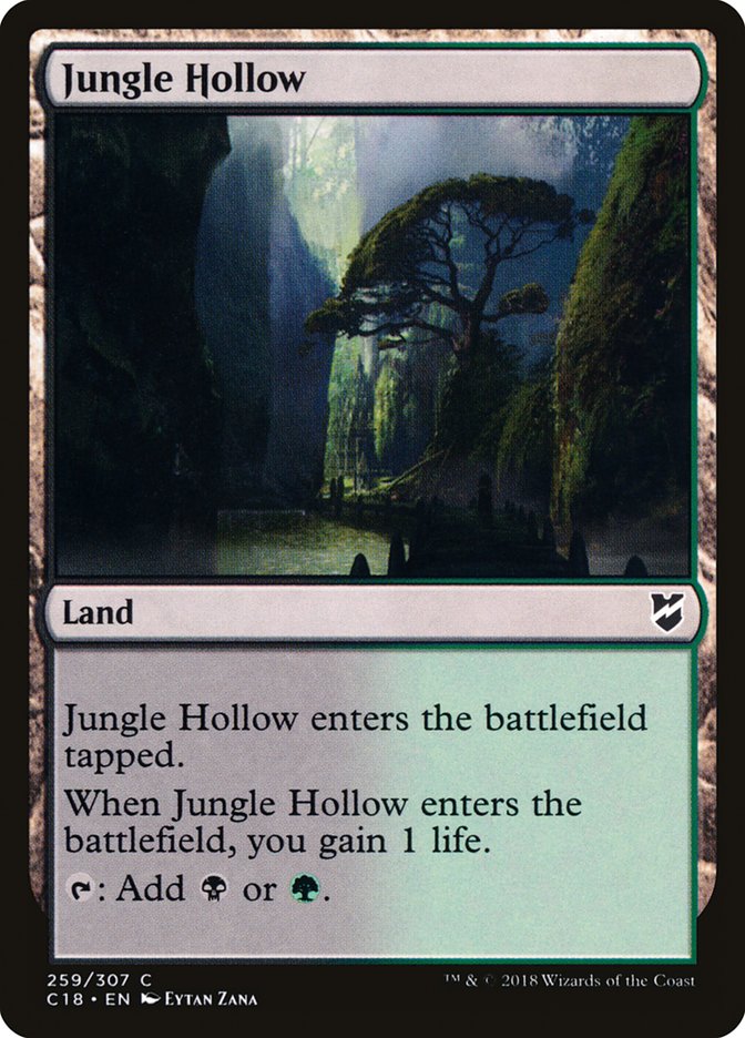 Jungle Hollow [Commander 2018] | Gear Gaming Fayetteville