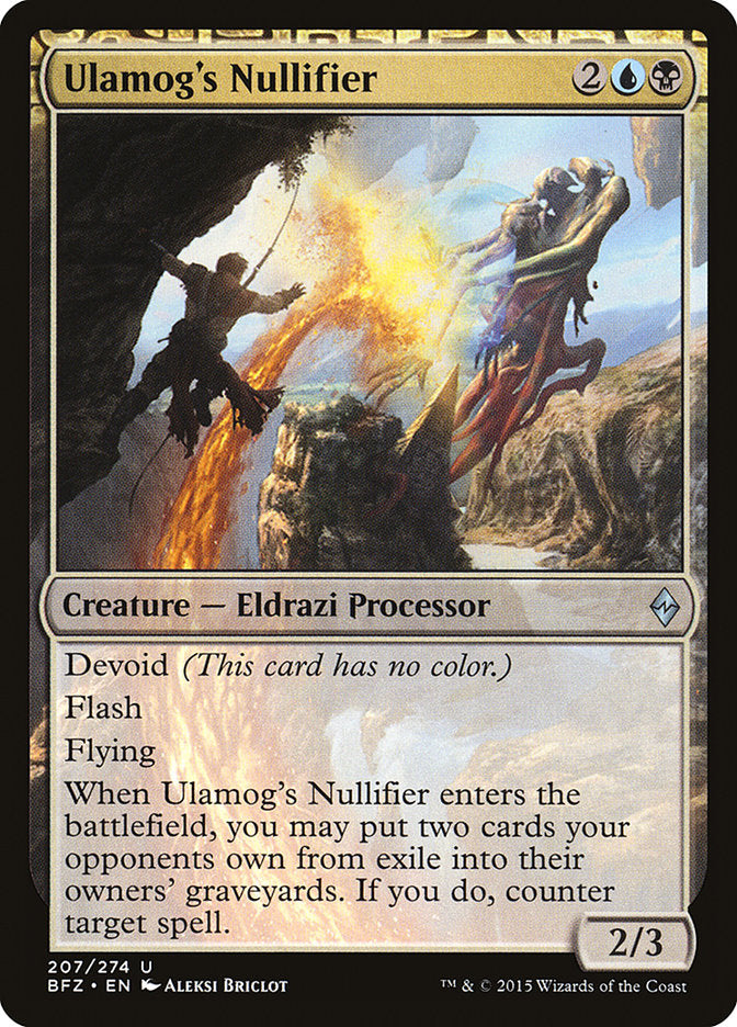 Ulamog's Nullifier [Battle for Zendikar] | Gear Gaming Fayetteville